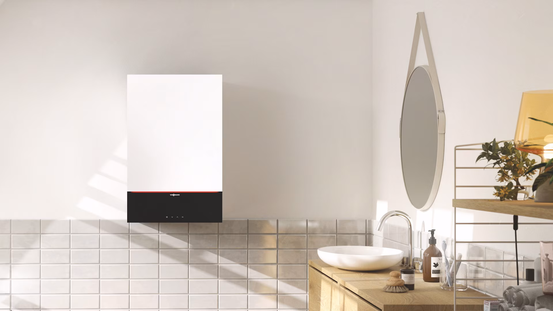 Viessmann boiler in Bathroom
